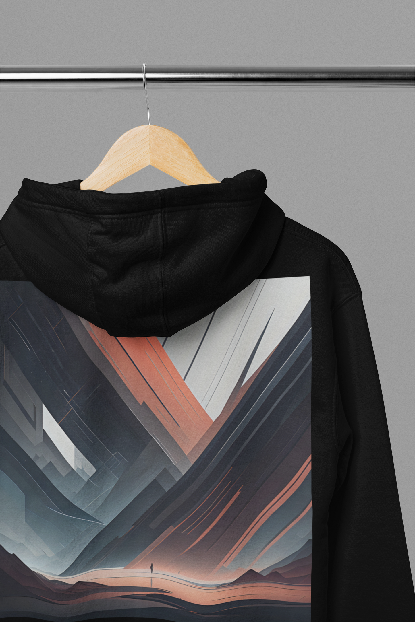 Diagonal Edge Hoodie